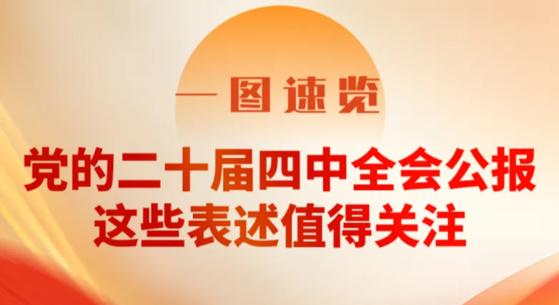一圖速覽！黨的二十屆四中全會公報，這些表述值得關注