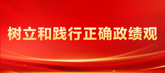 樹(shù)立和踐行正確政績(jī)觀