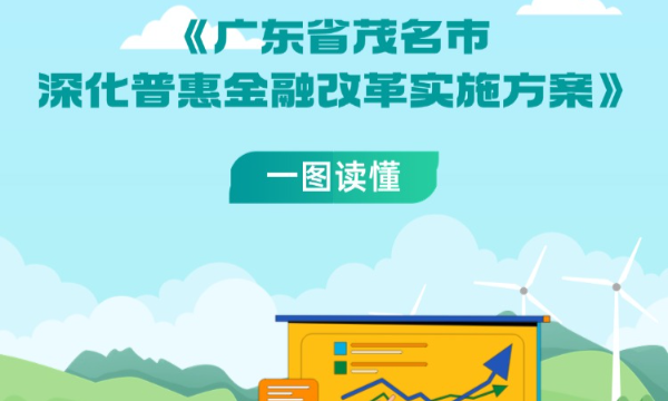 一圖讀懂《廣東省茂名市深化普惠金融改革實(shí)施方案》