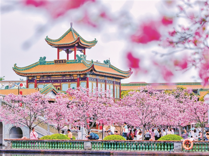 花城春景醉游人 清明假期廣州接待市民游客近556萬人次