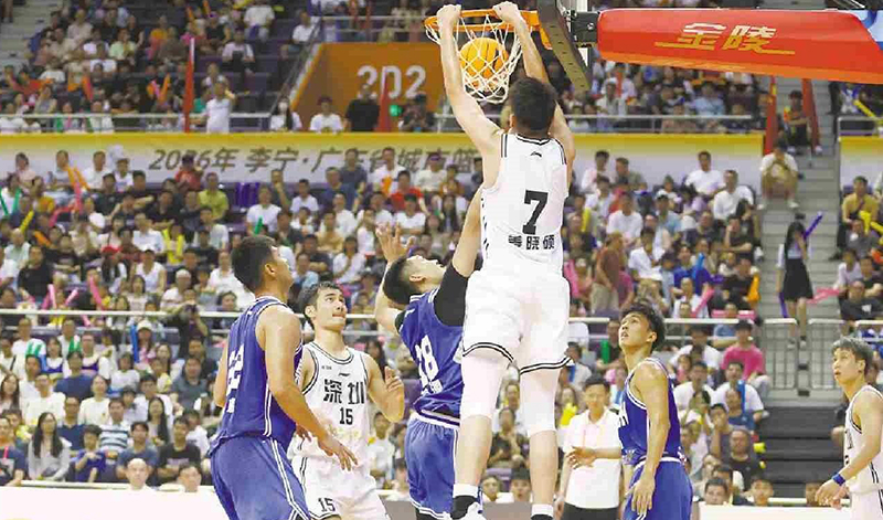 101∶82力克惠州隊 粵BA深圳隊喜迎三連勝